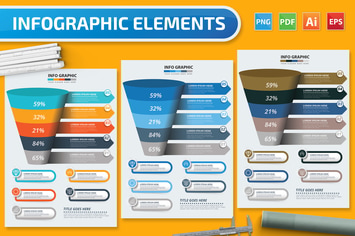 Funnel Infographics design