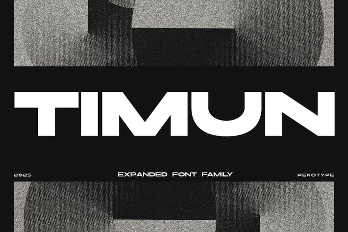 Timun - Modern Expanded Font Family