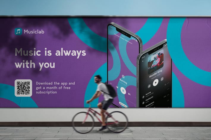 Street Billboard Mockup