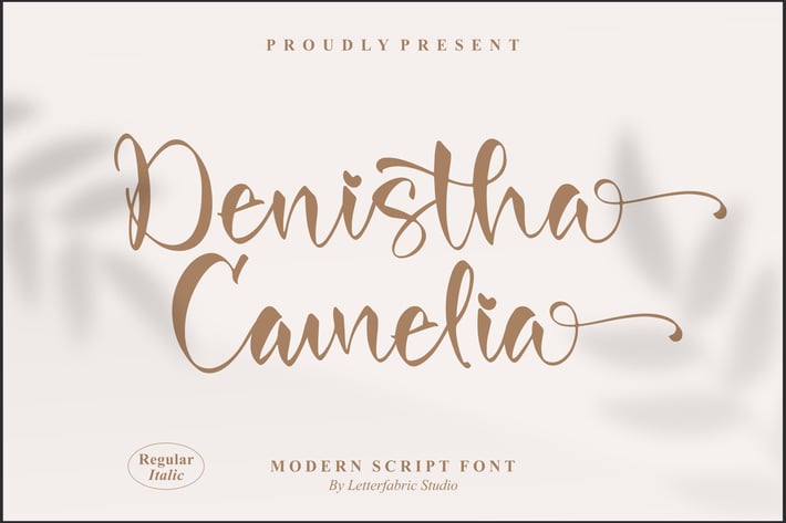 Denistha Camelia Script Font