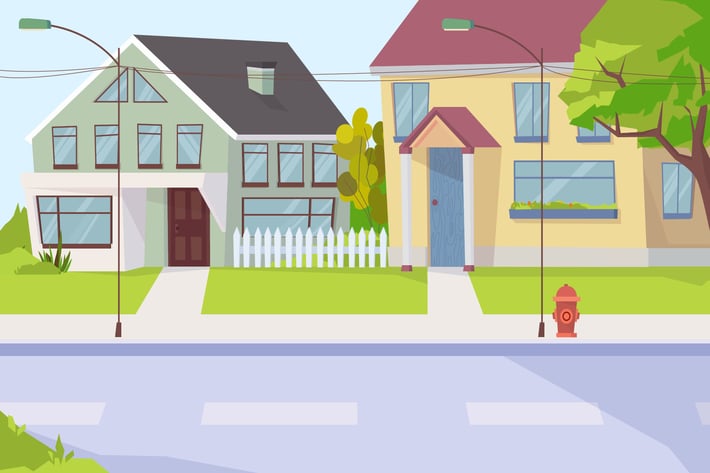 In The Country - Illustration Background