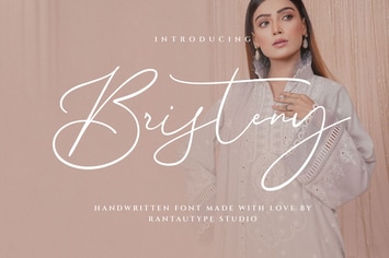 Bristeny Handwritten Font