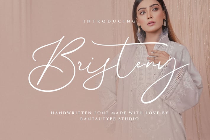 Bristeny Handwritten Font