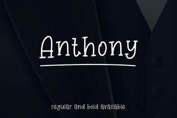 Anthony - Clean Minimalist Display Font