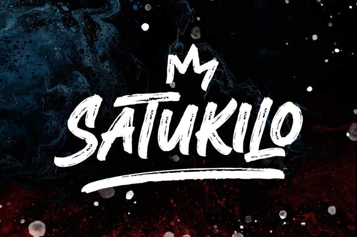SatuKIlo - Brush Font