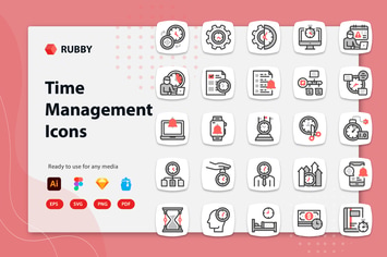 Rubby - Time Management Icons