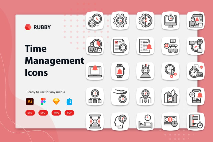Rubby - Time Management Icons
