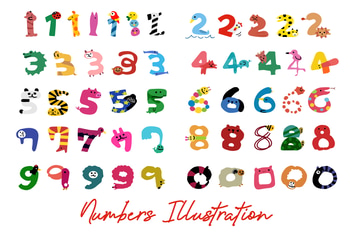 Numbers Illustration