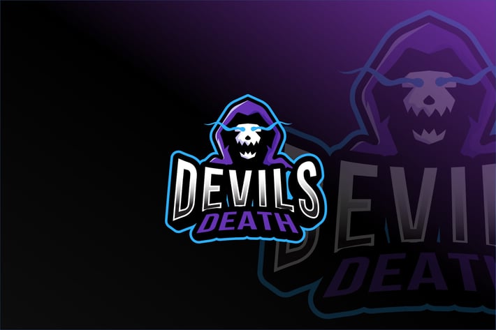Devils Death Esport Logo Template