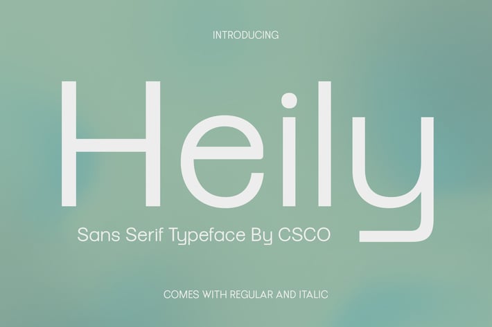 Heily – Grotesque Sans Serif