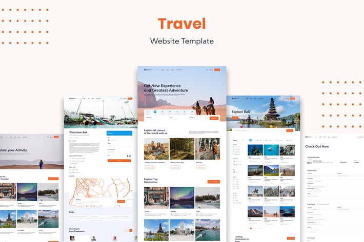 Travel Agency Website Template