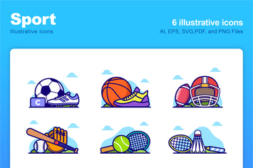 Sport Illustrative Icons