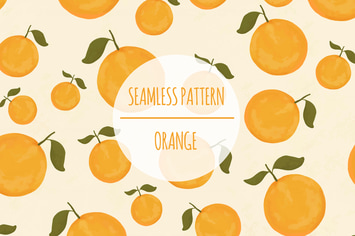 Orange – Seamless Pattern
