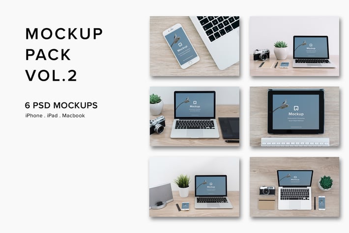 Mockup Pack Vol.2 - 06 Photorealistic PSD