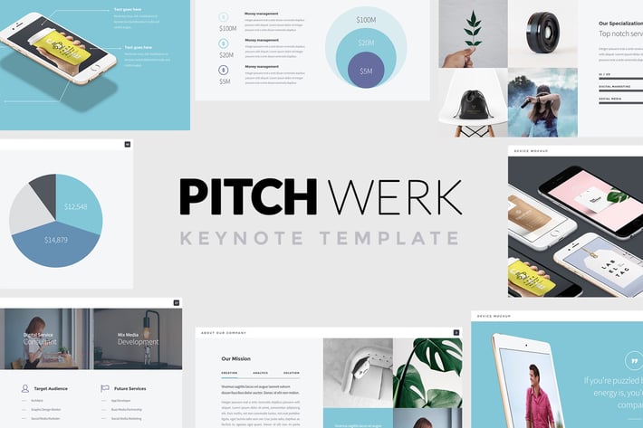Pitch Werk - Elegant Keynote Pitch Deck
