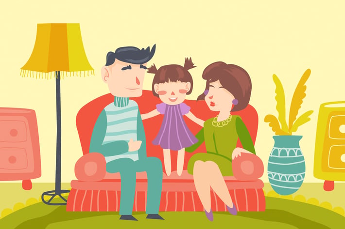 Family Time Illustration