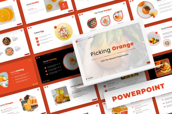 Picking Orange - Powerpoint Template