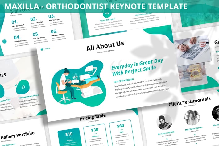 Maxilla - Orthodontist Keynote Template