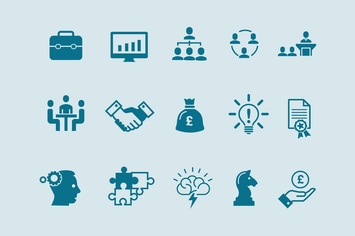 15 Business & Brainstorming Icons