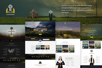 LightBook - Church PSD Template