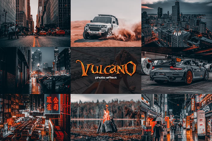 Vulcano Photoshop Actions