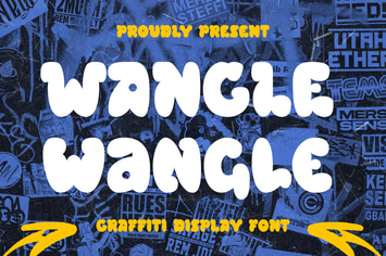 Wangle - Graffiti Display Font