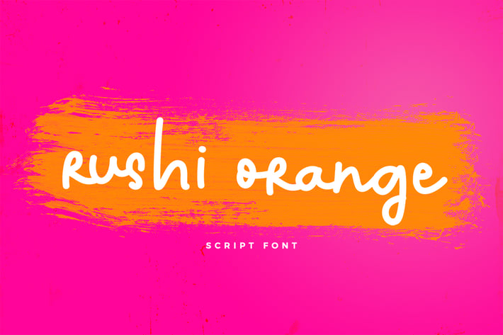 Rushi Orange Font