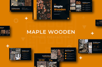 Maple Wooden - Keynote Template