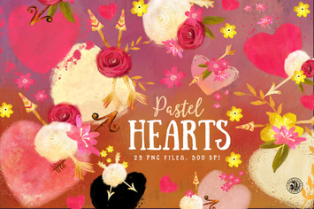 Pastel Hearts