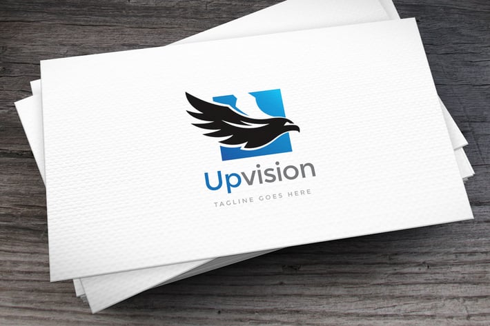 Upvision Logo Template