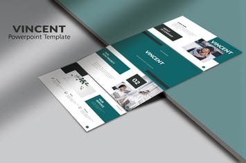 VINCENT -  Fashion Minimals Powerpoint Template