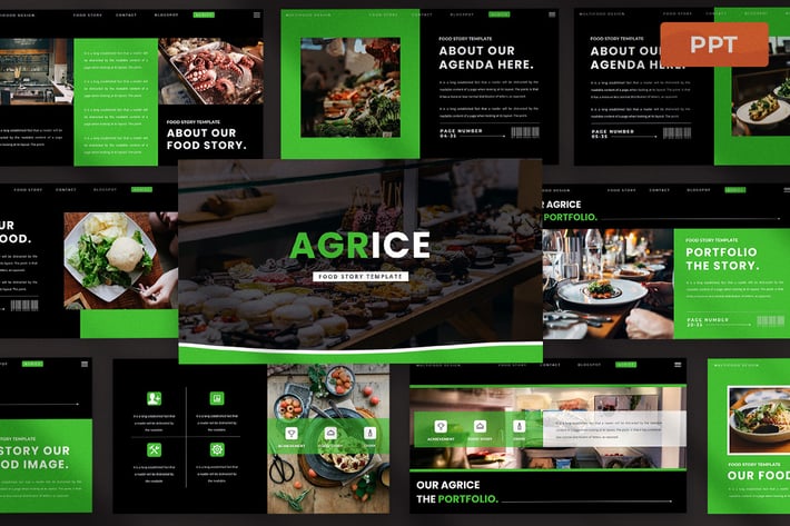 Agrice - Food Powerpoint Presentation Template
