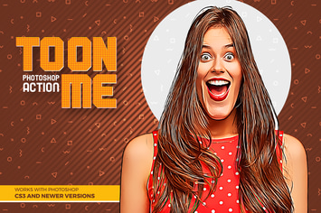 Toon-Me Photoshop Action - Cartoonize 2