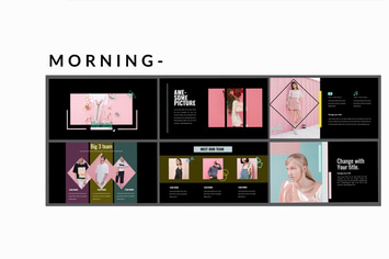 Morning - Dark Powerpoint Presentation