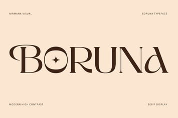 Boruna - Logo Font