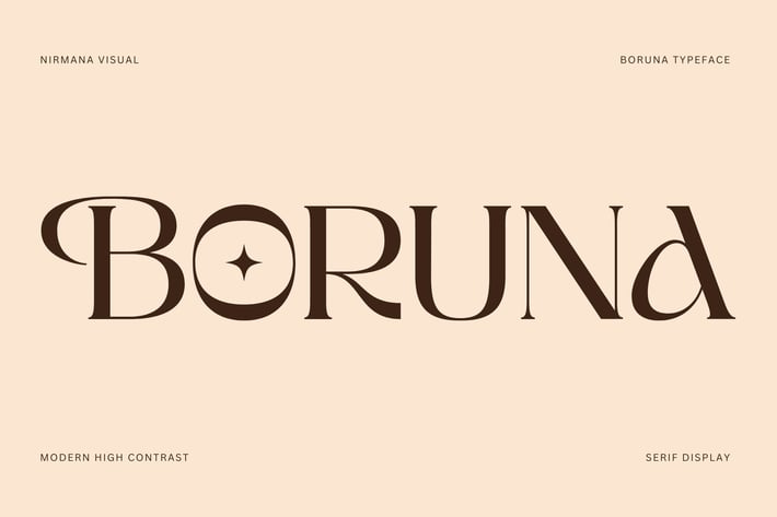 Boruna - Logo Font