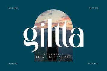 giltta Sans Serif Font