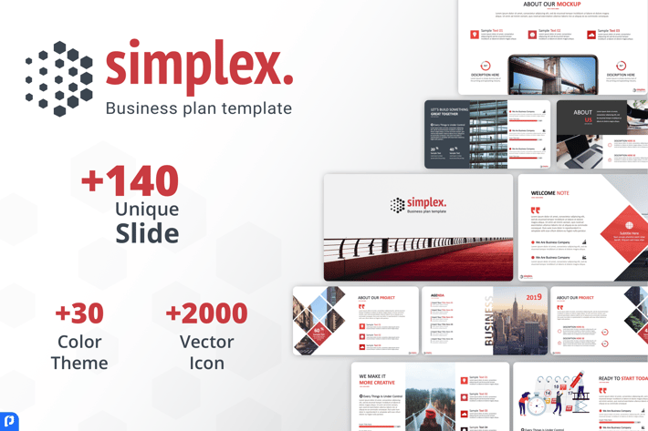 Simplex Business Powerpoint Template