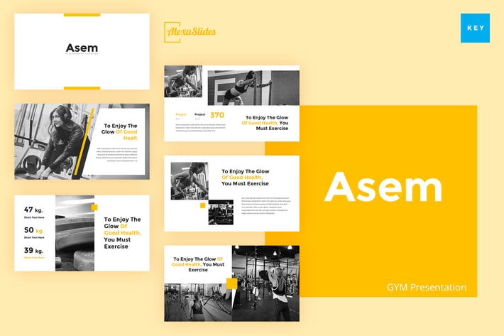Asem - Gym Keynote Presentation Template