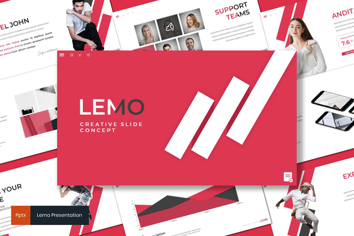 Lemo - Creative Powerpoint Template