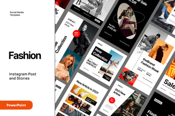 Fashion Instagram Post and Stories Powerpoint