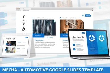 Mecha - Automotive Google Slides Template