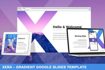 Xera - Gradient Google Slides Template