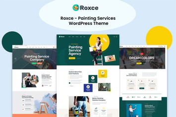 Roxce - Painting Services WordPress Theme  