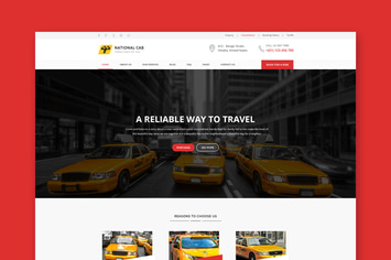 TaxiCab - Taxi Company HTML Template