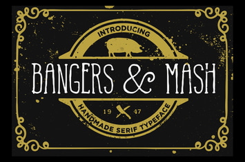 Bangers and Mash Font