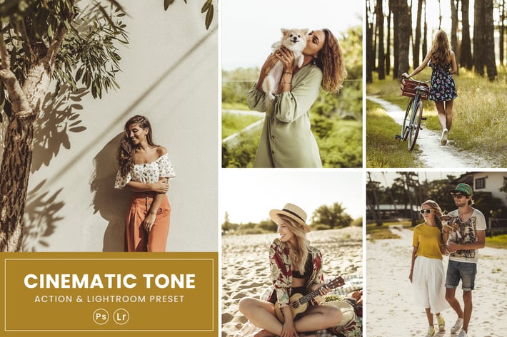 Cinematic Tone Photoshop Action & Lightrom Presets
