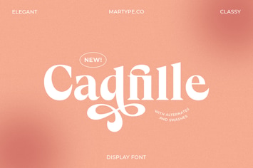 Cadfille - Serif Display Font