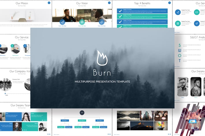 Burn - Keynote Template