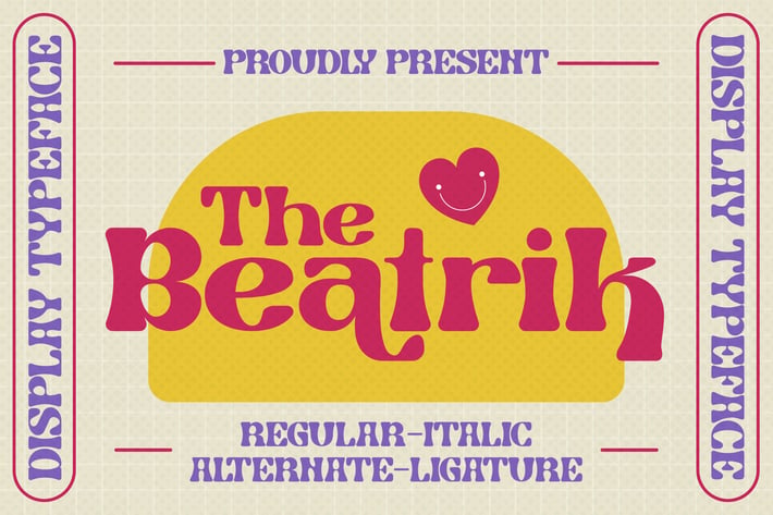 The Beatrik Classy Display Typeface